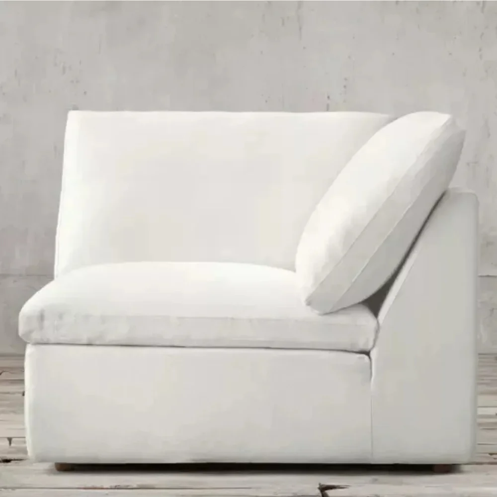 RESTORATION HARDWARE SEAT COVERS FOR CLOUD CLASSIC CORNER MODULAR NATURAL